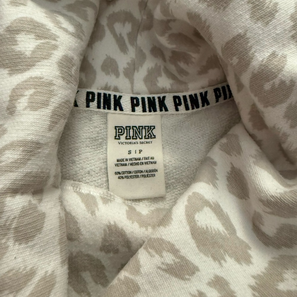 Victoria Secret Pink Cheetah Print sweater - Picture 2 of 2